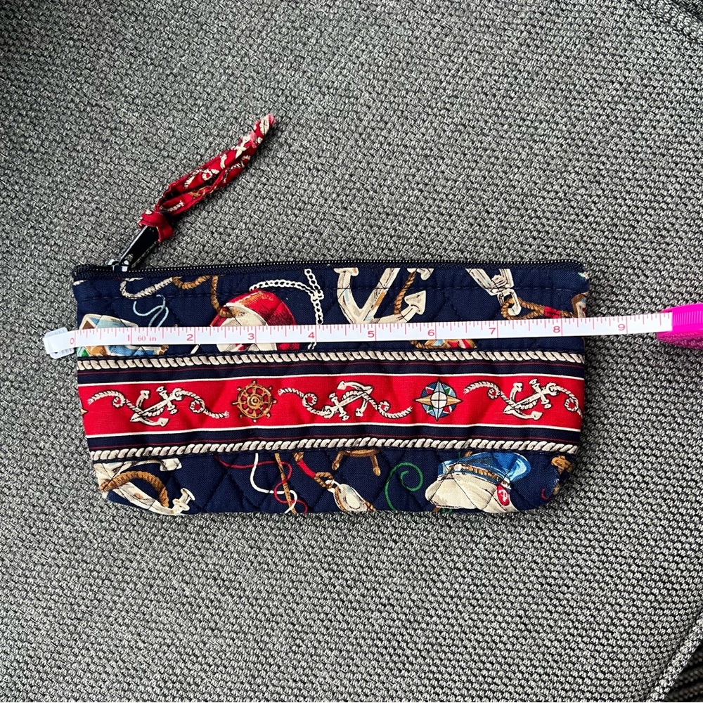 Vintage VERA BRADLEY 1994 Regatta Cosmetic Case - Picture 3 of 7